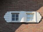 Detail raampjes - typisch Amsterdamse School.
<br/>
Gert-Jan Lobbes, 2015